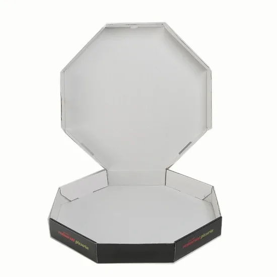 Fancy Design Custom Kraft Corrugated Paper Packing Octagonal Gift Pizza Box Cheap