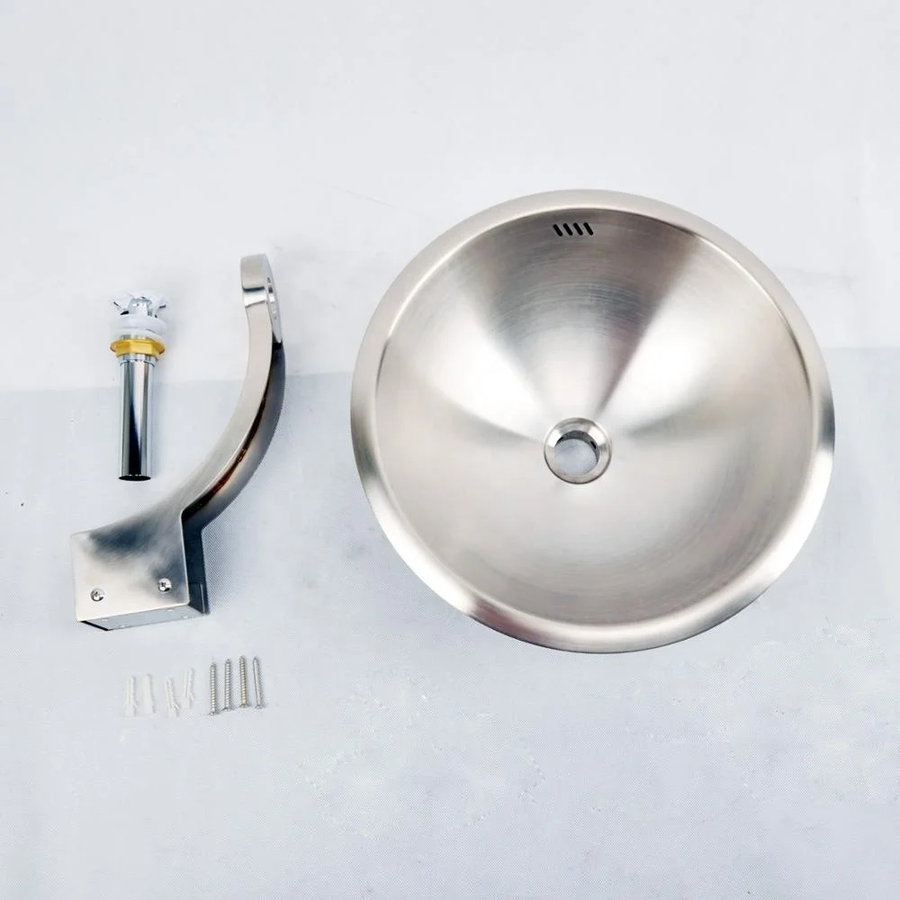 
YUSUN Sanitary Ware Stainless Steel Modern Bathroom Sink Wall Mounted 