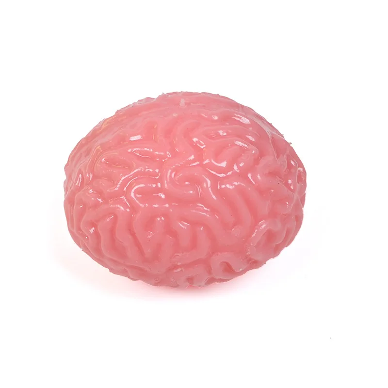 Promotional gift decompression simulation brain anti-stress brain squeeze toy soft ball