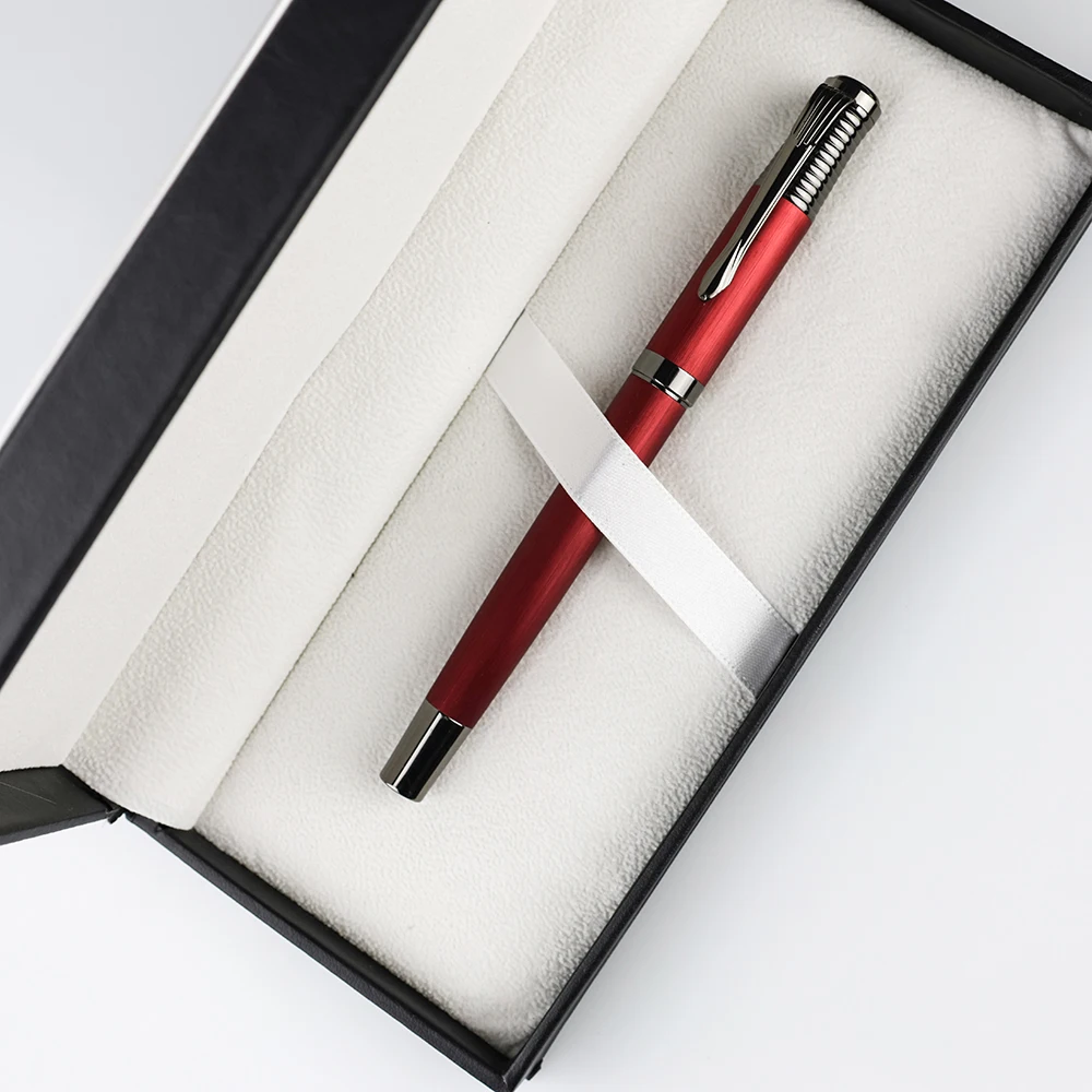 new stationery products 2024  luxury design laser engraving personalized pen heavy fountain pen of famous brands