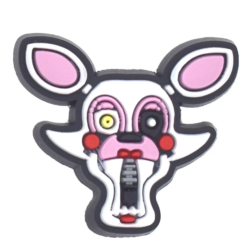 Popular Kids Cute Cartoon Charm Shoe Decoration Accessories Buckle Soft PVC Clog Charms Midnight Bears Shoe Charms for Wholesale