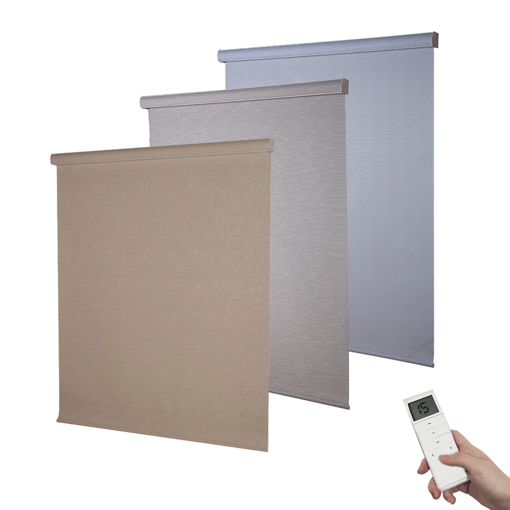 Window Shades Smart Remote Cordless Electric Motorized Blackout Roller Window Blinds shades shutter