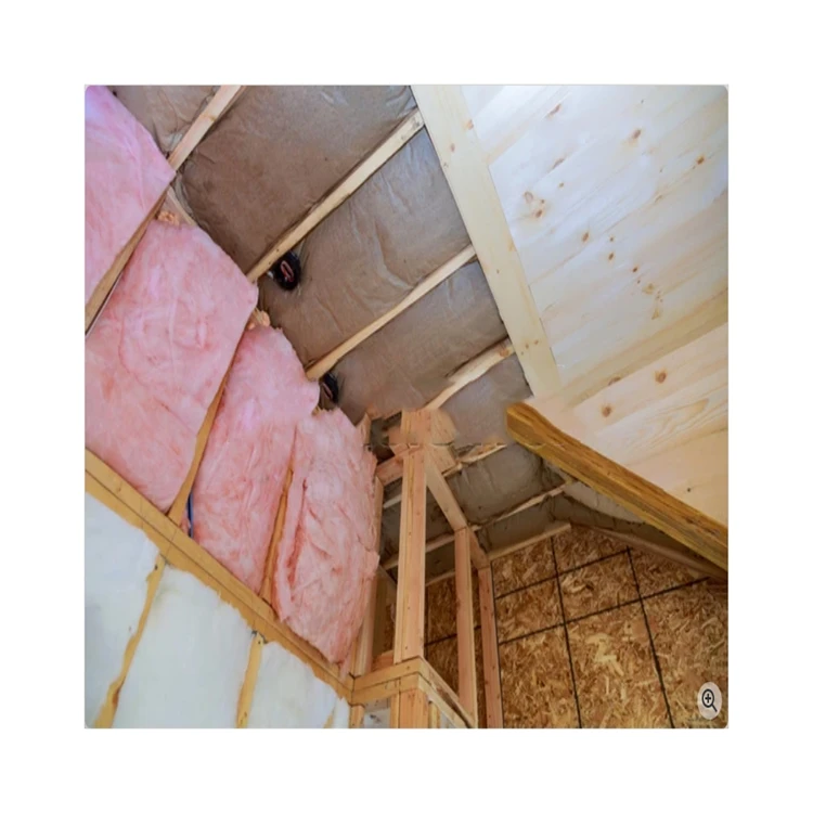 R19 glass wool batts fire retardant moisture resistant thermal insulation materials for cathedral ceiling insulation