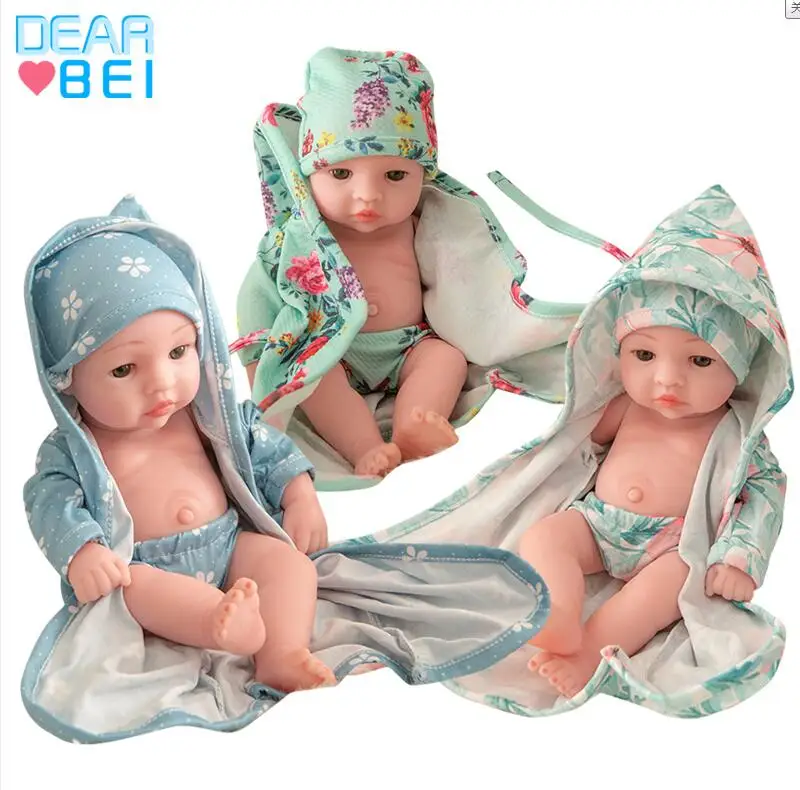 10 Inch Baby  Reborn Doll Toys,Wholesale Custom Factory Direct Sales Bear-Resistant Plastic Reborn Doll