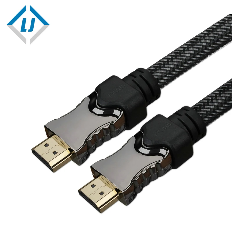2,1 цинковый сплав между мужчинами hdmi кабель 4k с ethernet