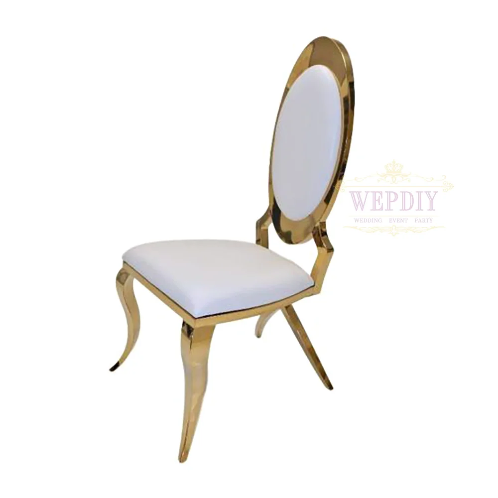 Роскошный интерьер дома Золотой каркас белые подушки гостиная кафе обеденный стол обеденные