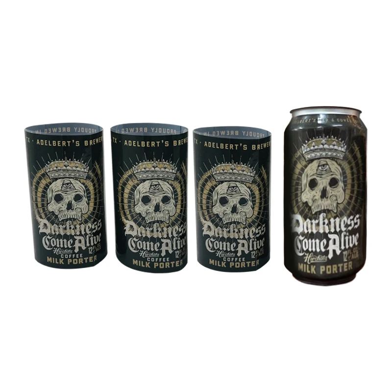 Cheap shrink label for beverage bottle custom capshrink beer