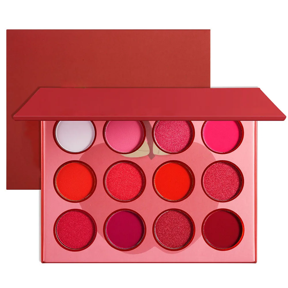12-color Fruit Series Eyeshadow Palette Lasting Makeup Private Customization Eyeshadow Palette