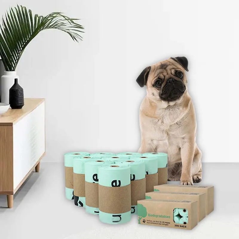 biodegradable dog waste bags thickened eco friendly dog poop gloves pet waste bag