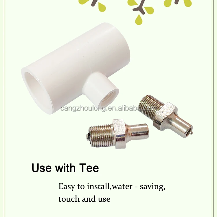 ZB LMR-31 Rodent Water Drinking Nipples Stainless Steel Drinker Nipples Rabbit Nipple Drinkers for Rabbit