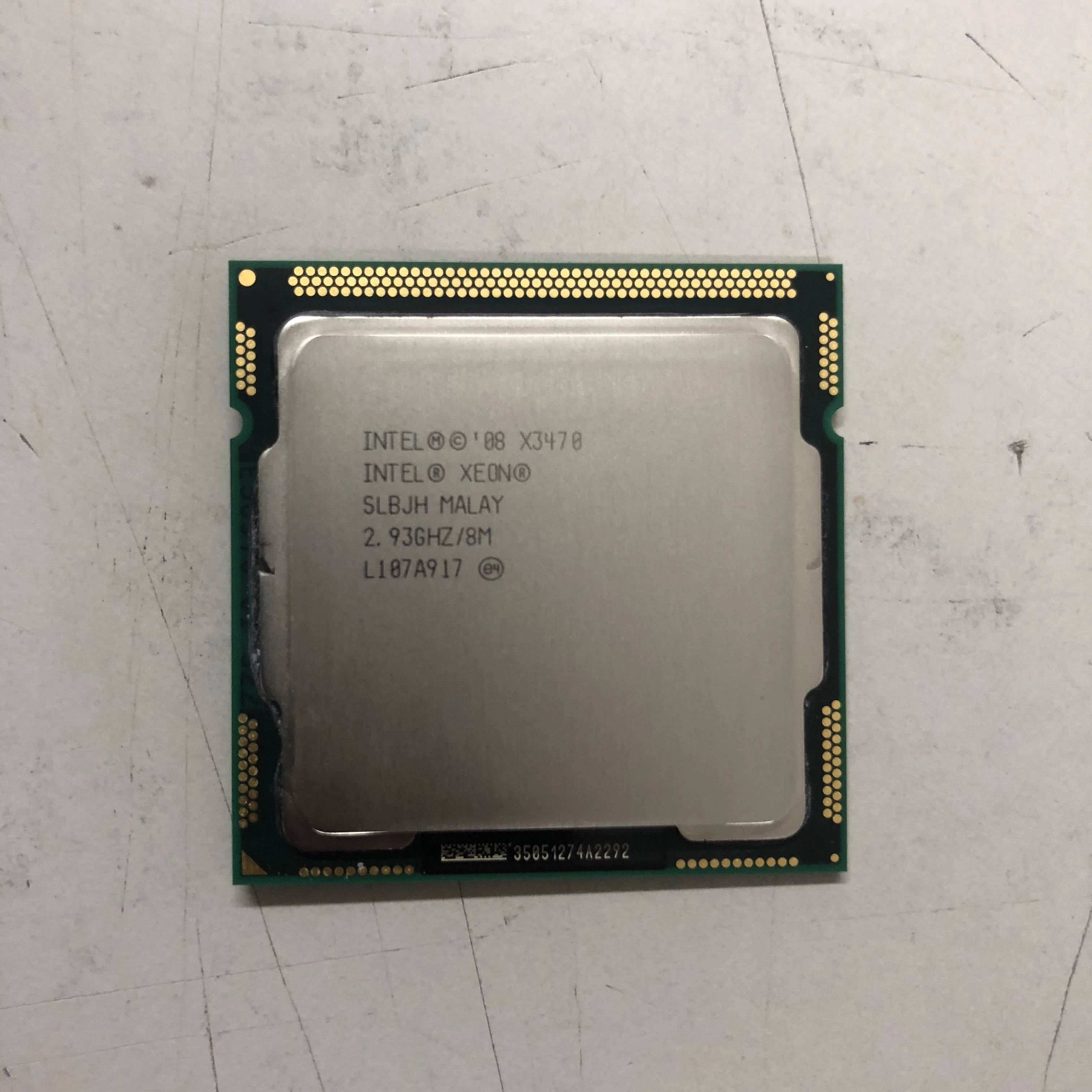 
Intel Xeon Processor X3470 CPU SLBJH BV80605001905AJ 4Core 8Thread 2.93GHz~3.6GHz 8MB 45nm 95W LGA1156 