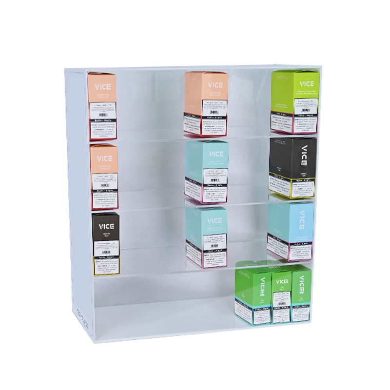 XianHui White Counter Displays Custom Acrylic Display Stand Retail Display For Stores