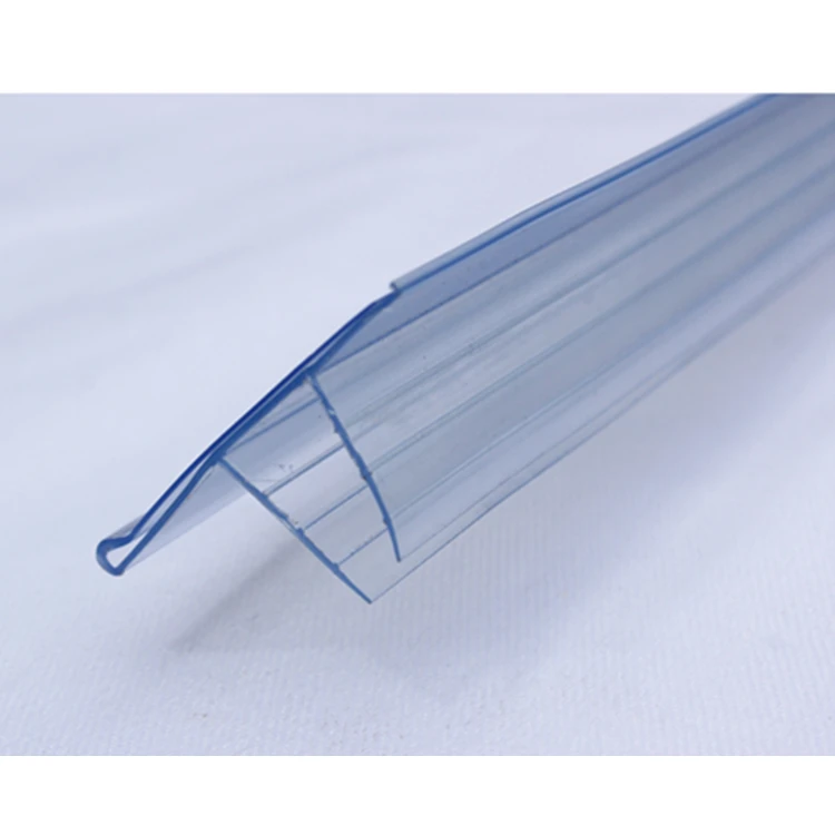 Perpendicular Design Clear PVC Flat Non-porous Surface Supermerket Shelf Price Tag/Label Holder Shelf Talker