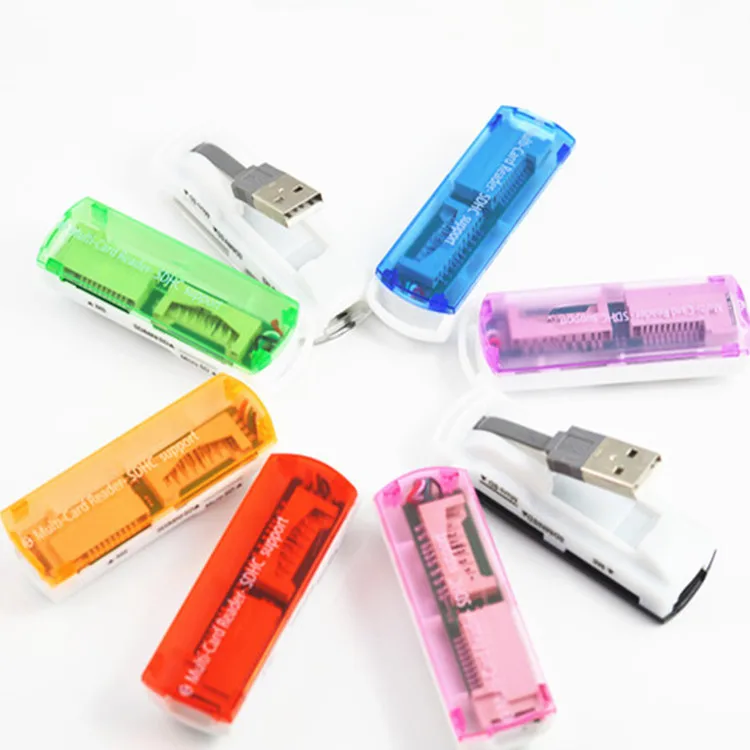 Multi Smart USB 2.0 Memory Card Reader writer TF SD MS XD M2 SDHD support