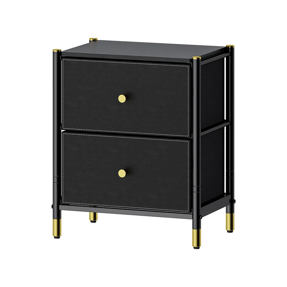 Finely processed Chest Of Drawers Furniture Black Dressers 6 Drawers Bedroom Furniture Modern Table Nightstand Modern Bedside Ta