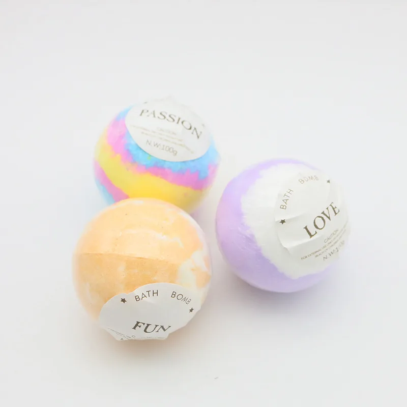  100g Dry flower bubble bath salt ball essential oil