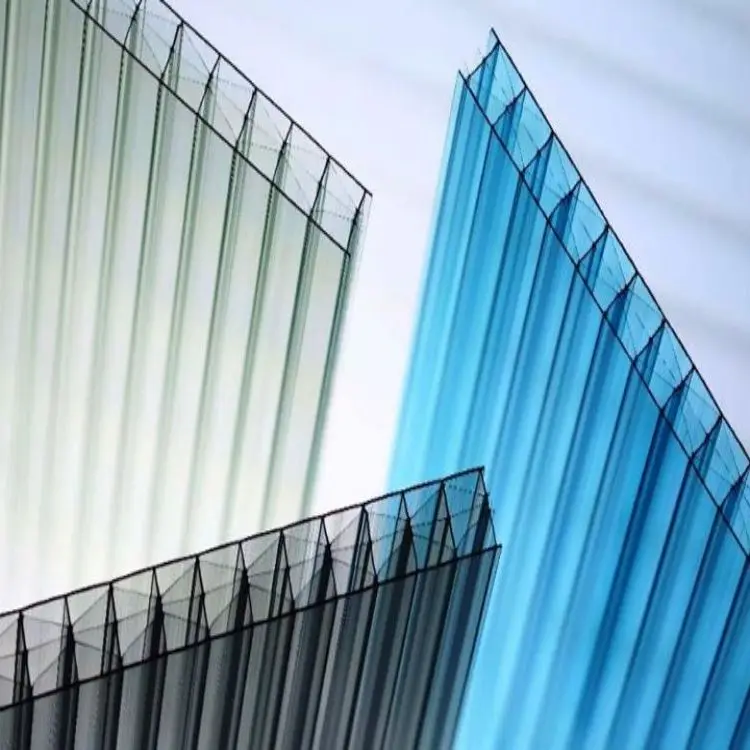 U Lock X Structure R Structure Honeycomb Polycarbonate sheet Alveolare Polycarbonate Hollow Sheet with Ultraviolet proof