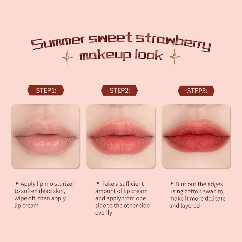 Flower Knows Strawberry Rococo Series Cloud Lip Cream lip mud muddy liquid Lipstick 3.5g 9 colors optional