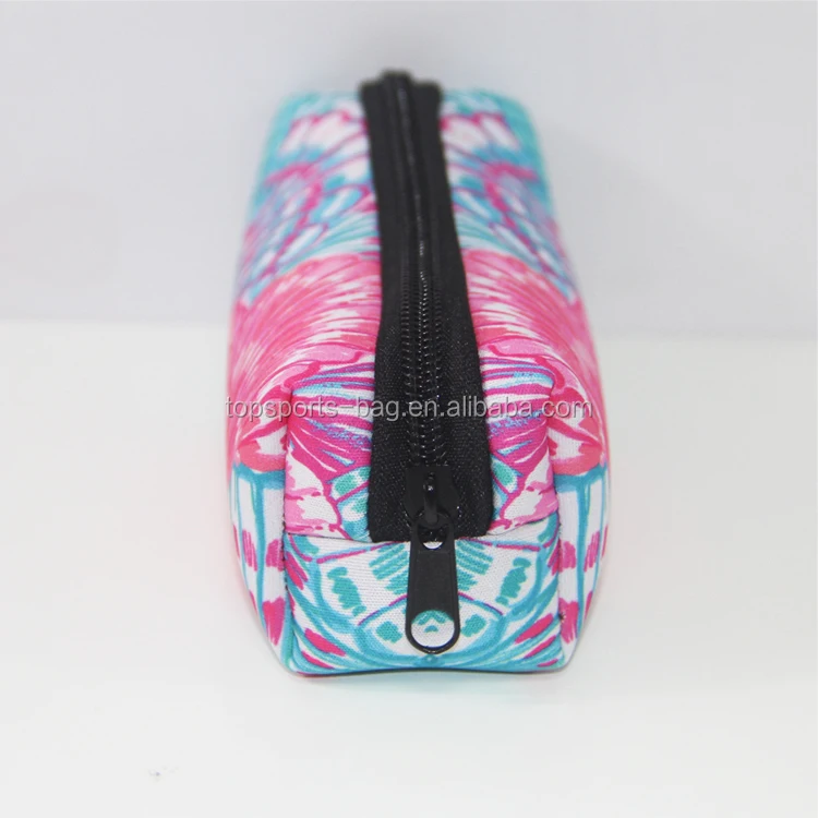 Lightweight Durable Office Zipper Pencil Pouch Bags Middle Neoprene Stationery Bag for Adult or Children