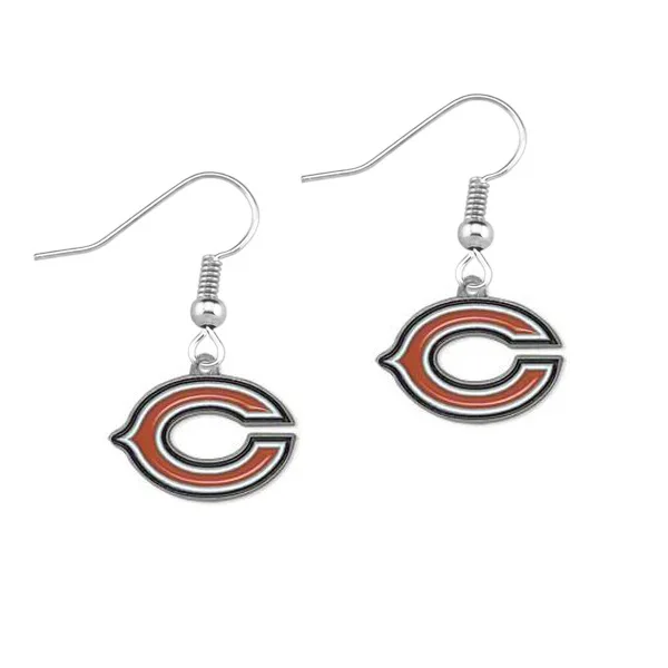 Hot Sale 2023 Fashion NFL 32 Teams Football Earrings High Quality Decorative 32 Teams Ear Pendants Earrings