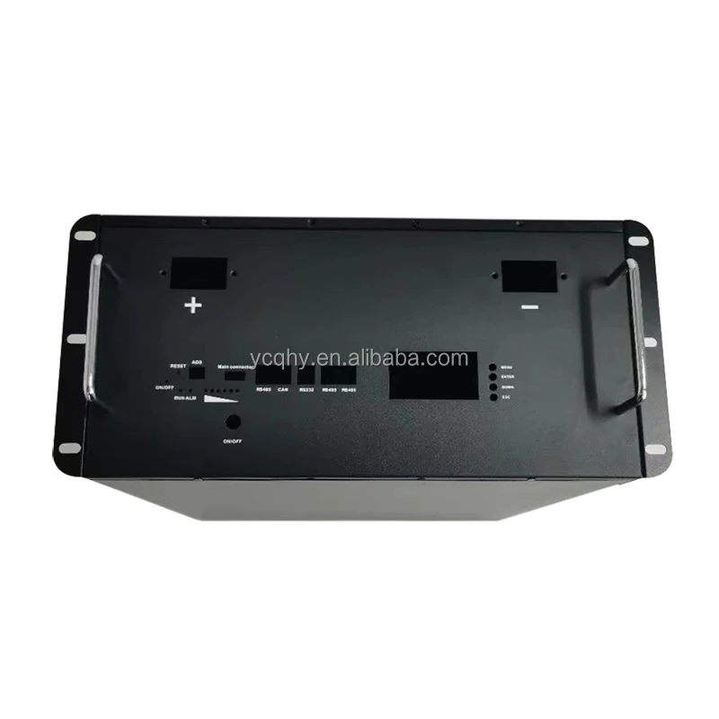 sheet metal battery box rack battery case for 51.2V 100ah 48v 100ah 200ah 400ah 500ah Lifepo4 Battery Pack