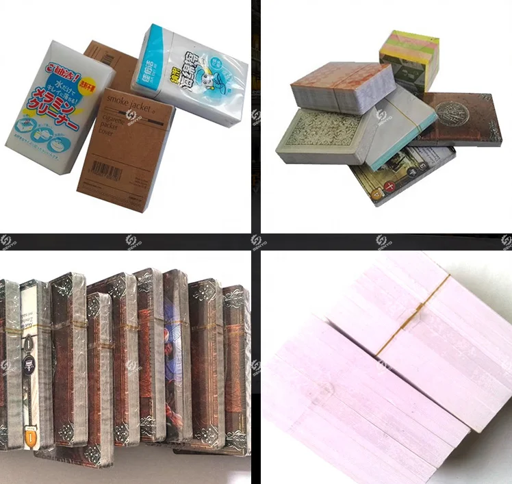 Transparent film three-dimensional packaging machine playing cards cellophane wrapping machine