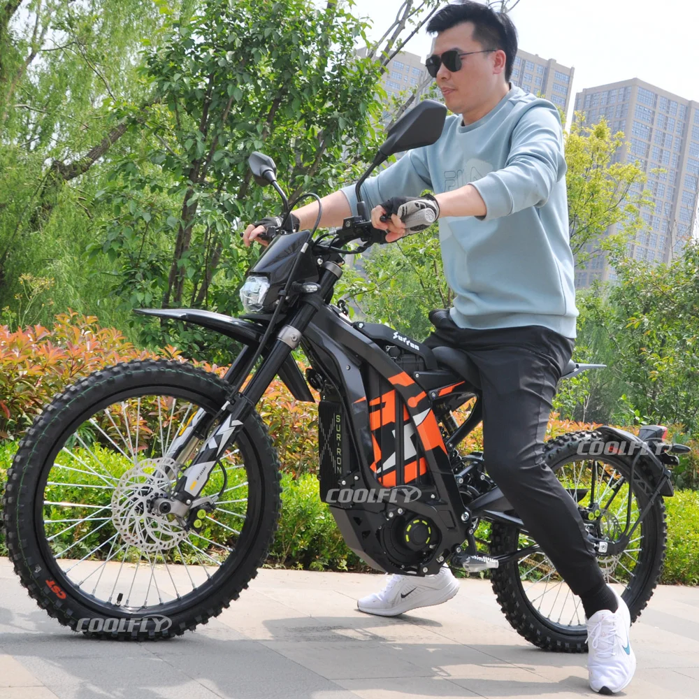 Off road 38.5ah battery full suspension talaria sting 60v 6000w mid motor light bee x surron electric dirt bike