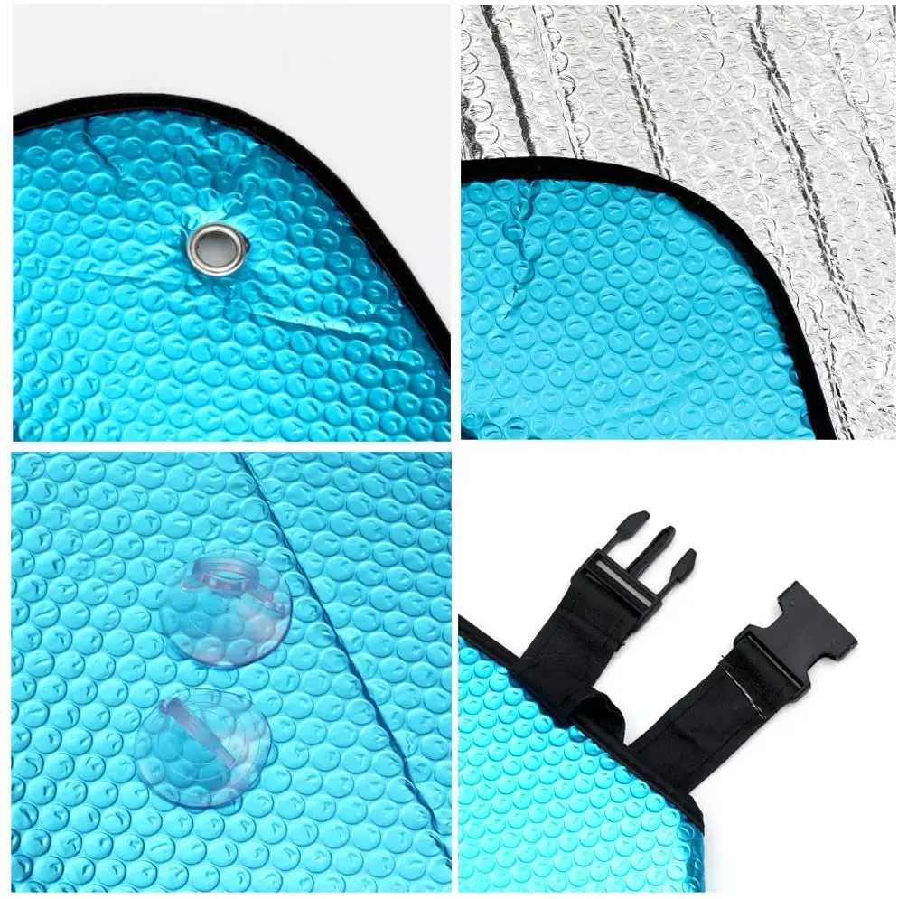 Upgrade thickened foldable portable sunshade car built in windshield sunshade