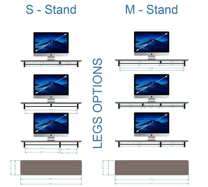 Best Selling Double Layer Wooden Display Riser Multifunctional Computer Bracket