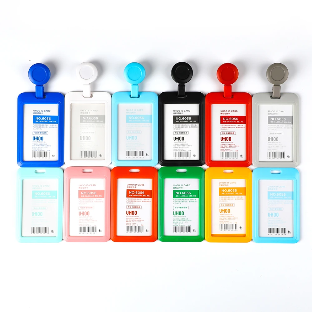 Hot Sale High Quality Custom Design ID Card Holder with Retractable Reel for Office and School