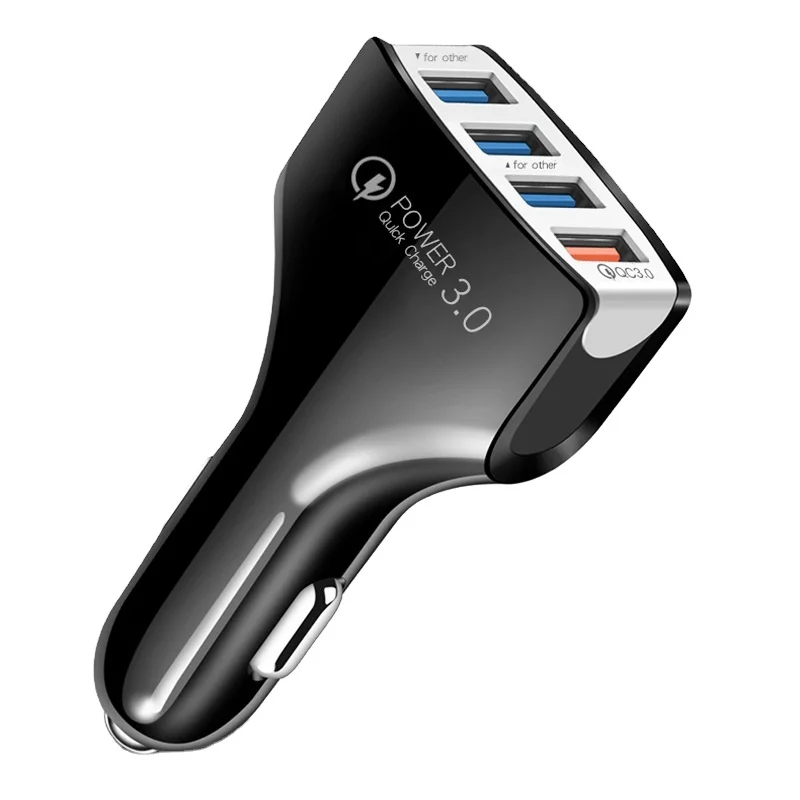 Universal Fast Charging 4 Port USB Car Charger 18W 20W Quick Charging 4 USB Car battery Charger