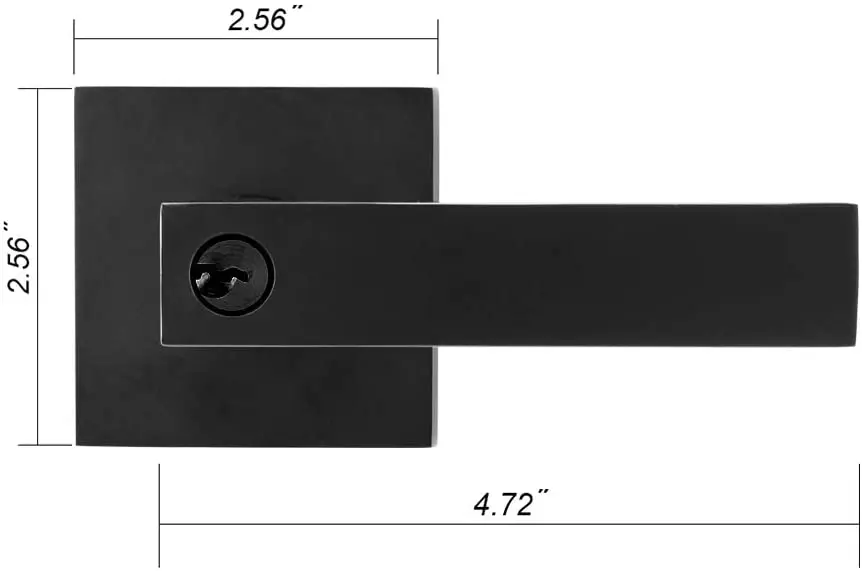 Hot Selling High Security Modern Grip Door Lever Zinc Alloy Entrance Privacy Passage Dummy Lever Handle Lockset
