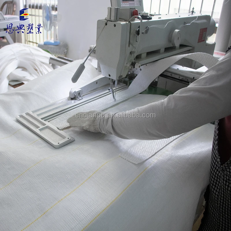 Custom 1Ton 1000KG 1500KG Fibc Big Bags with Flat Bottom Discharge FIBC Bulk Bag