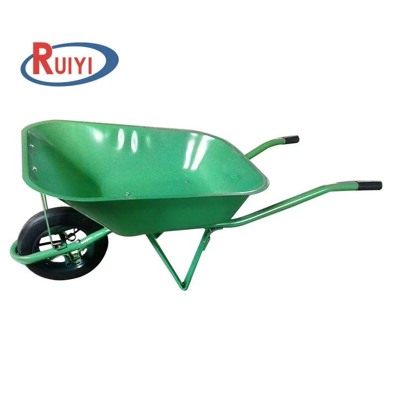 Nigeria Hot-selling Heavy Duty Wheelbarrow WB6502 Wheel Barrow with Load 150kg Concrete Wheelbarrow