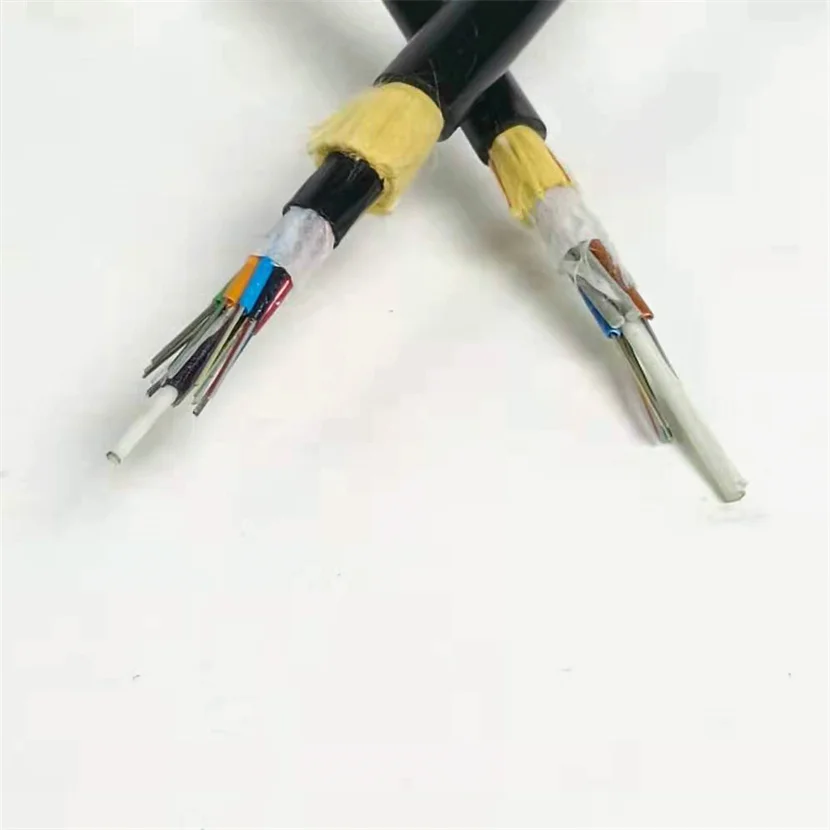 Оптоволоконный кабель ADSS 6 8 12 24 48 96 144 196, одномодовый оптоволоконный кабель, цена за метр