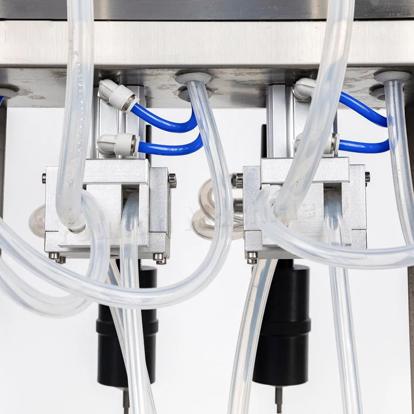 YT-2 Semi Automatic 2 Head Vertical Volumetric Vacuum Level Perfume Bottle Liquid Filling Machine