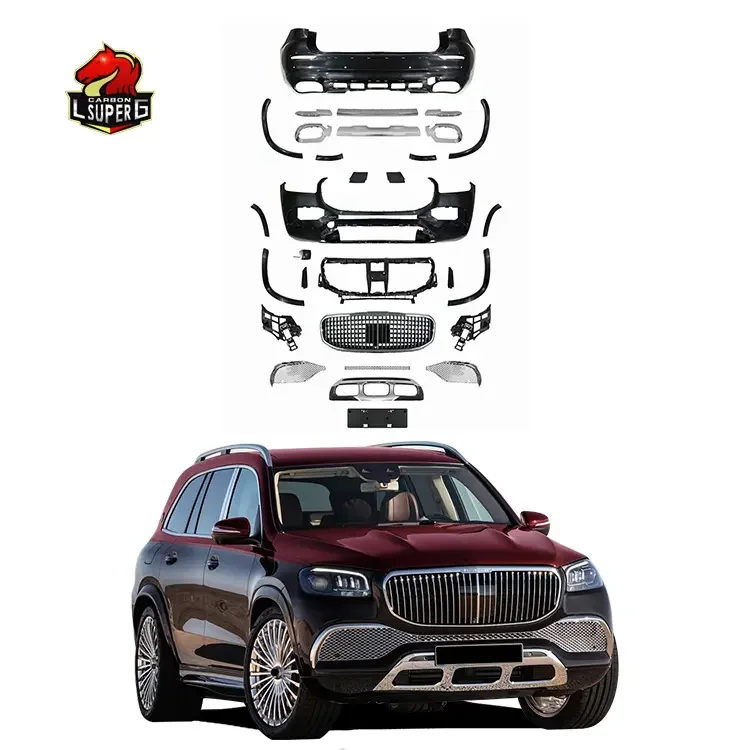 AMG Bodykit For Mercedes Benz GLC X253 GLC 350 400 450 including Car Bumpers Accessories Grille Rear Spoiler Rear Diffuser