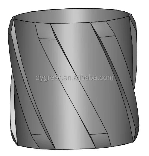 API 5CT Spiral Casing Centralizers Integral Plastic Casing Centralizer For Casing Drill Pipe Oil Pipe