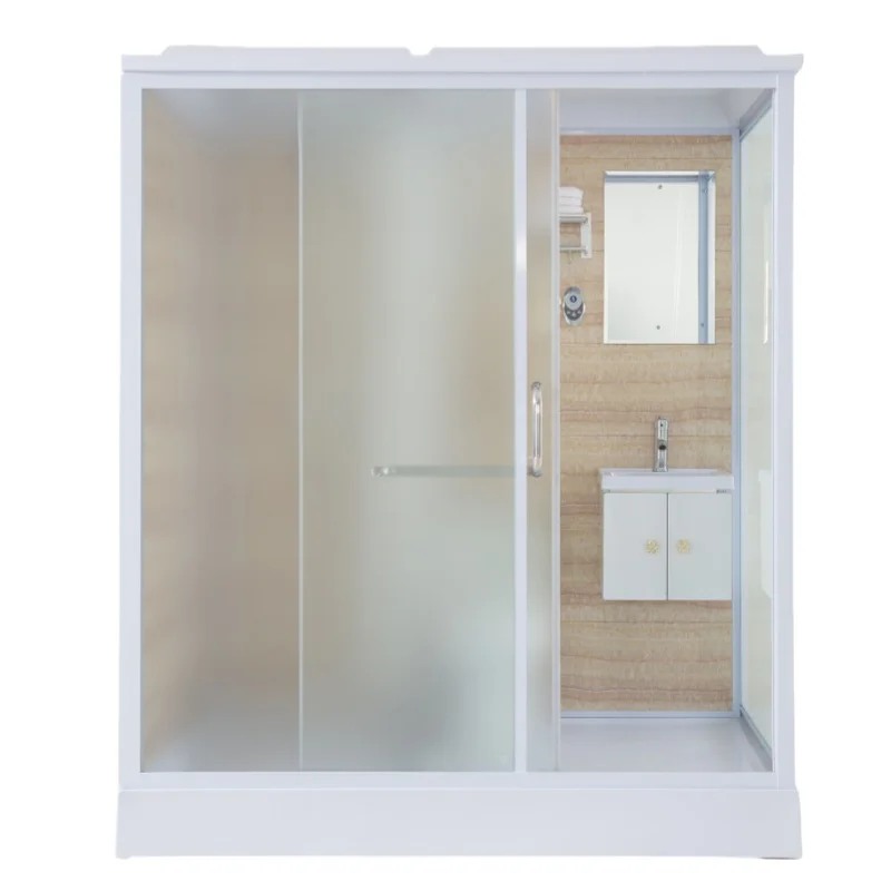 XNCP Modern Industrial-Style Prefab Bathroom Unit Apartment-Ready Install Complete PVC Shower Podmodular Aluminium Bathrooms
