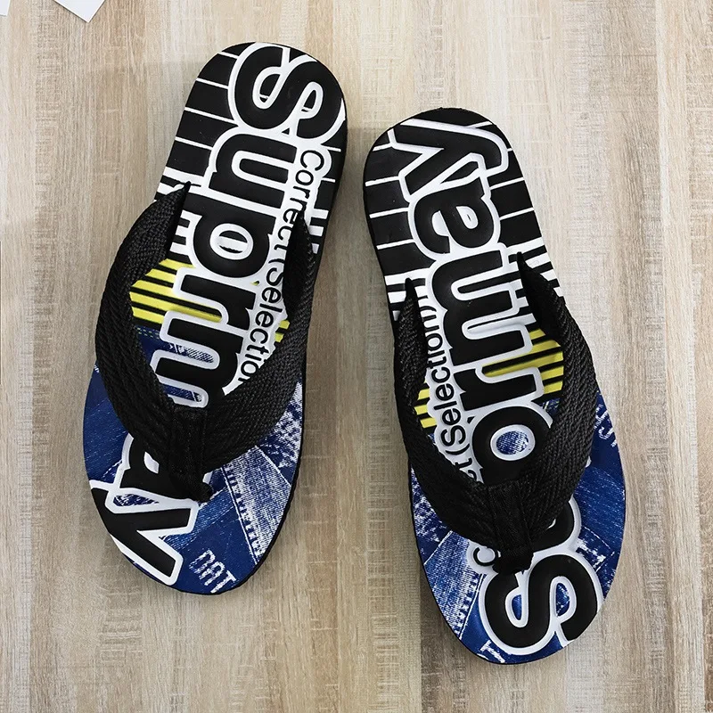 Wholesale New Arrival Summer Mens Sandals Fashion Leisure Beach Slide Slippers Men Flip-Flops Slippers