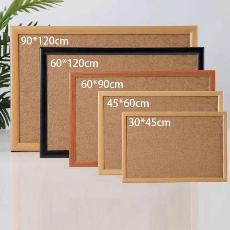 
Wholesale Manufacturer Any Size Pin Cork Board For Bedroom&Office&School 