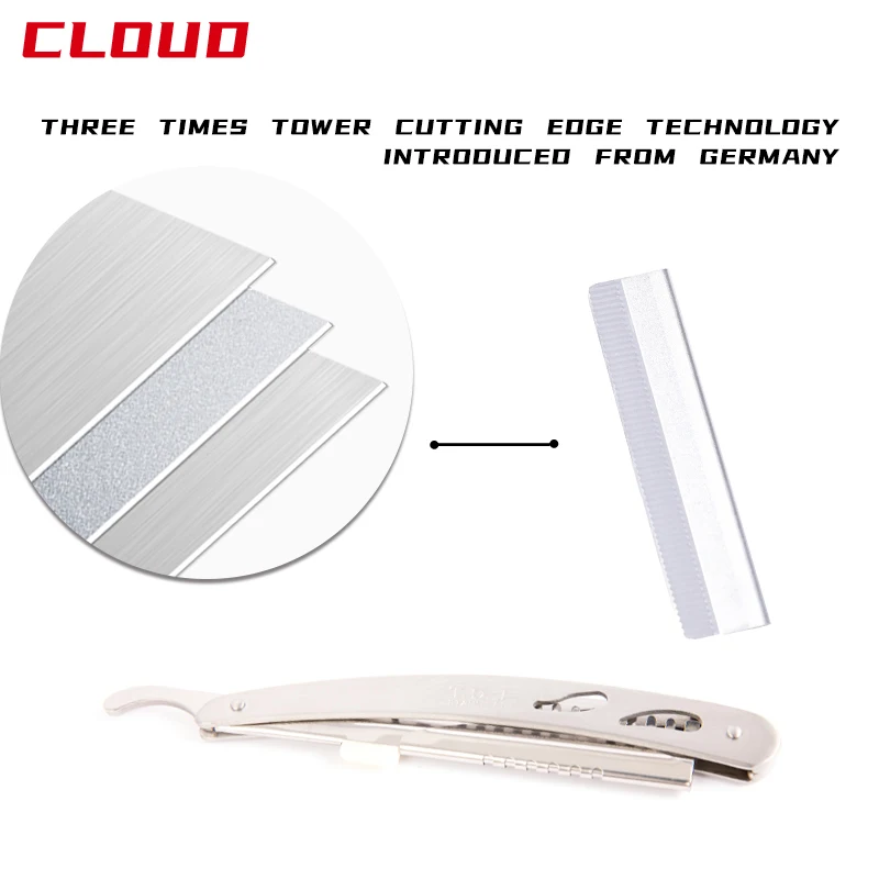 Manual Shaver Stainless Steel Disposable Folding Razor Knife