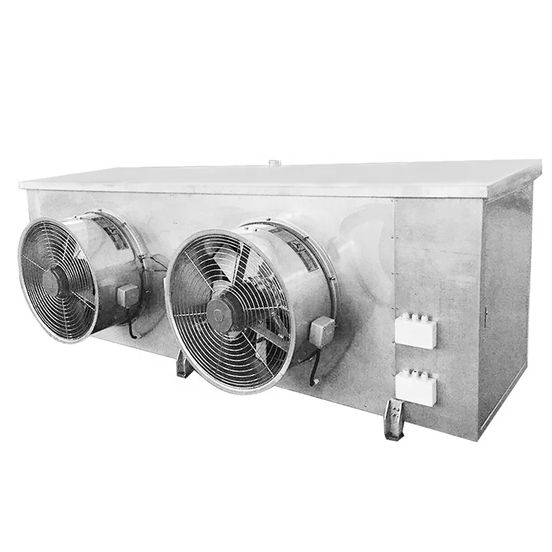DJ series 2 fans cooling coil 4 fpi ceiling mounted evaporator for cold storage