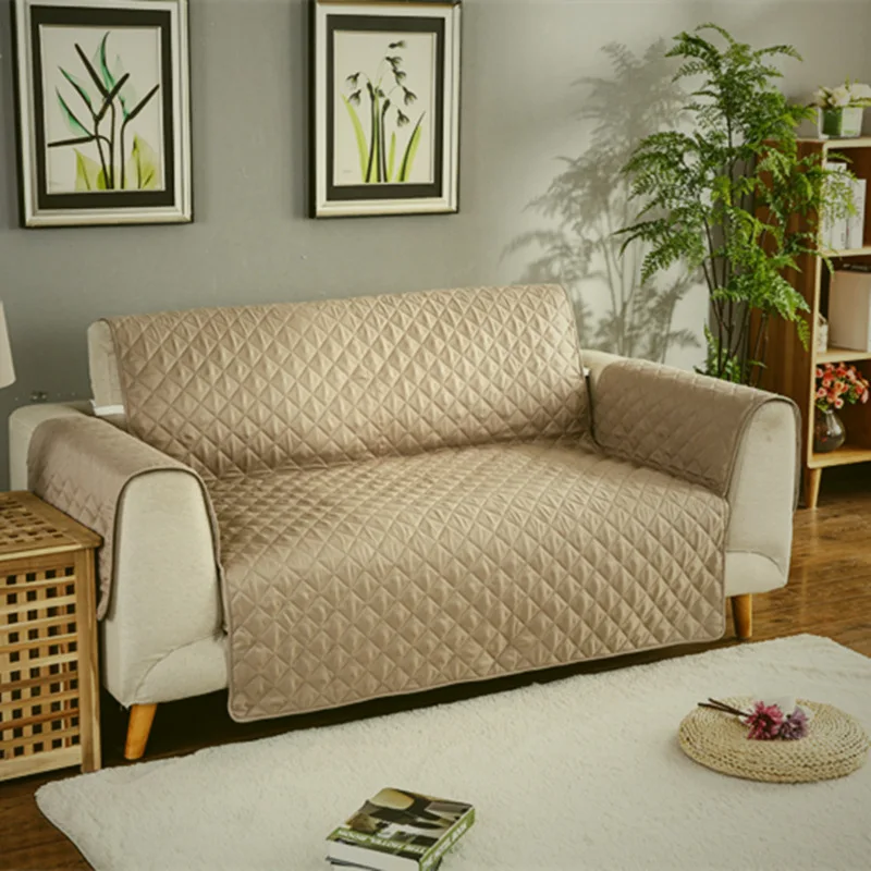Good price microfiber european style one piece lshape quilted designer black green gray white sofa covers