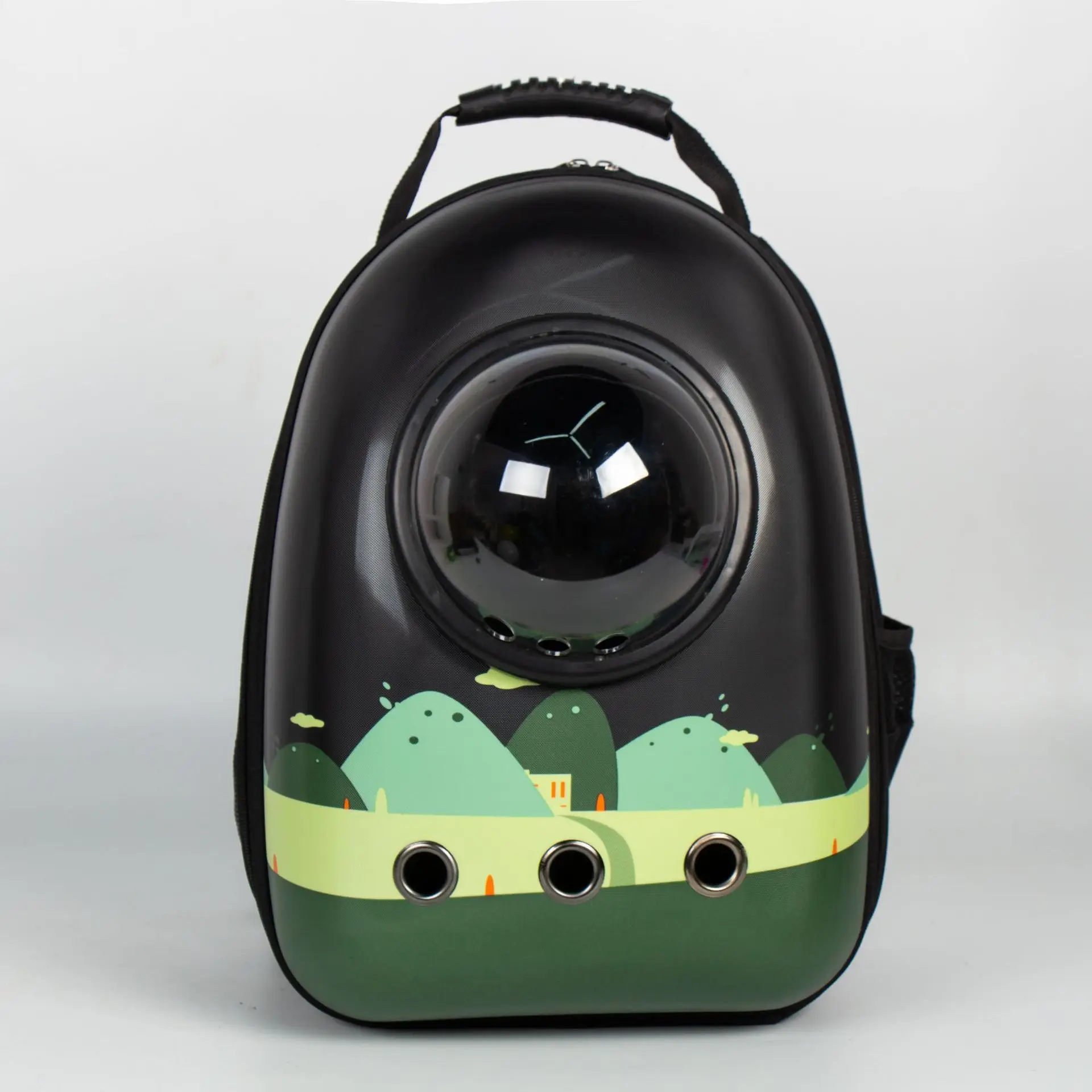 Wholesale Outdoor Travel Portable Transparent Space Dome Carrying Capsule Dog Cat Pet Carrier