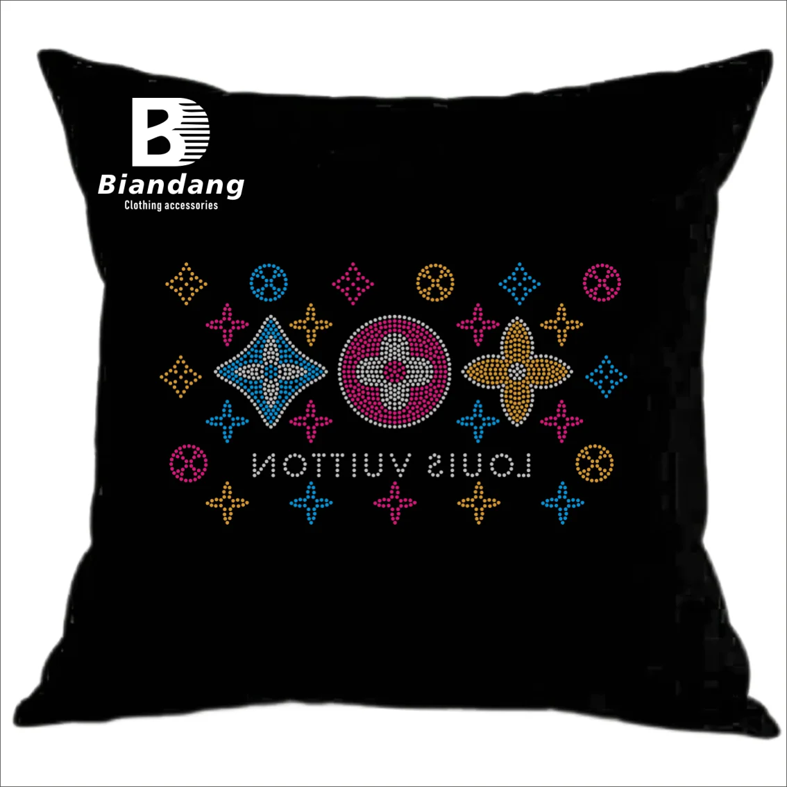 High Quality Glass Hotfix SS10 Rhinestone Sheet Crystal Lips Design Rhinestones Transfer for Hoodies T-shirts