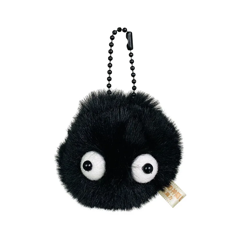 Doll Plush Keychain Soot Sprite Keychain Plush Keychain Spirited Away Hayao Miyazaki Gifts