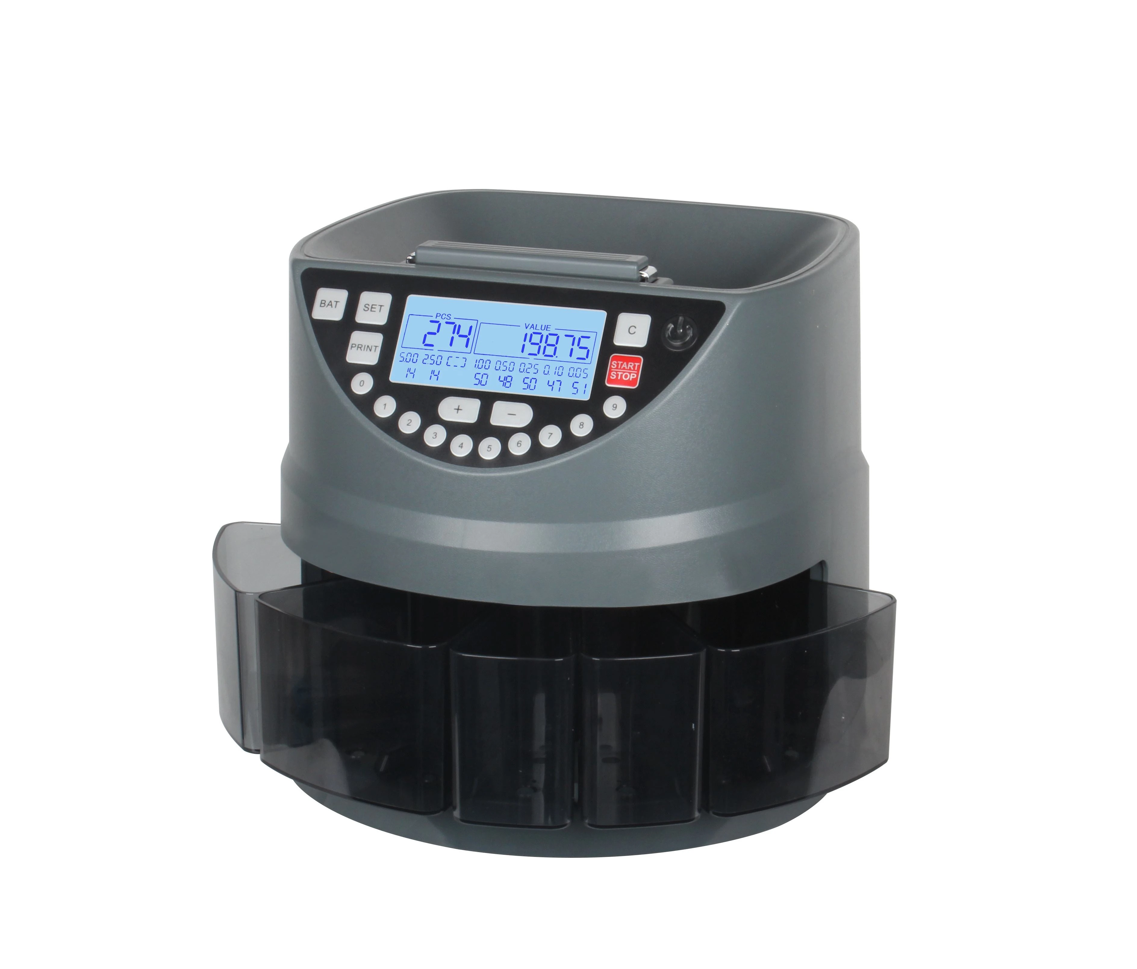 Сортировщик монет для USD Euro Coin Counter Machine профессиональный автоматический счетчик денег