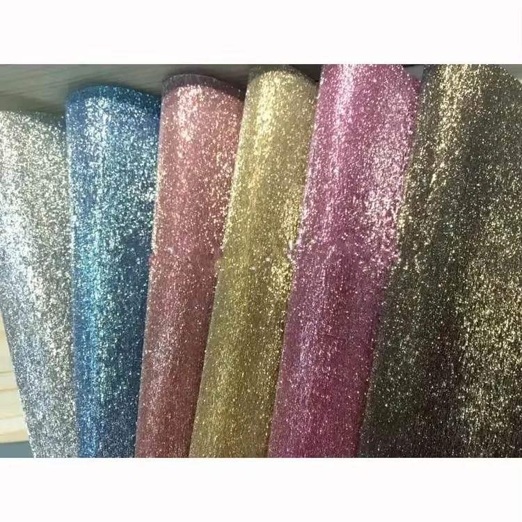 Customized self-adhesive glitter vinyl rolls for phones reflective sheeting for decoration