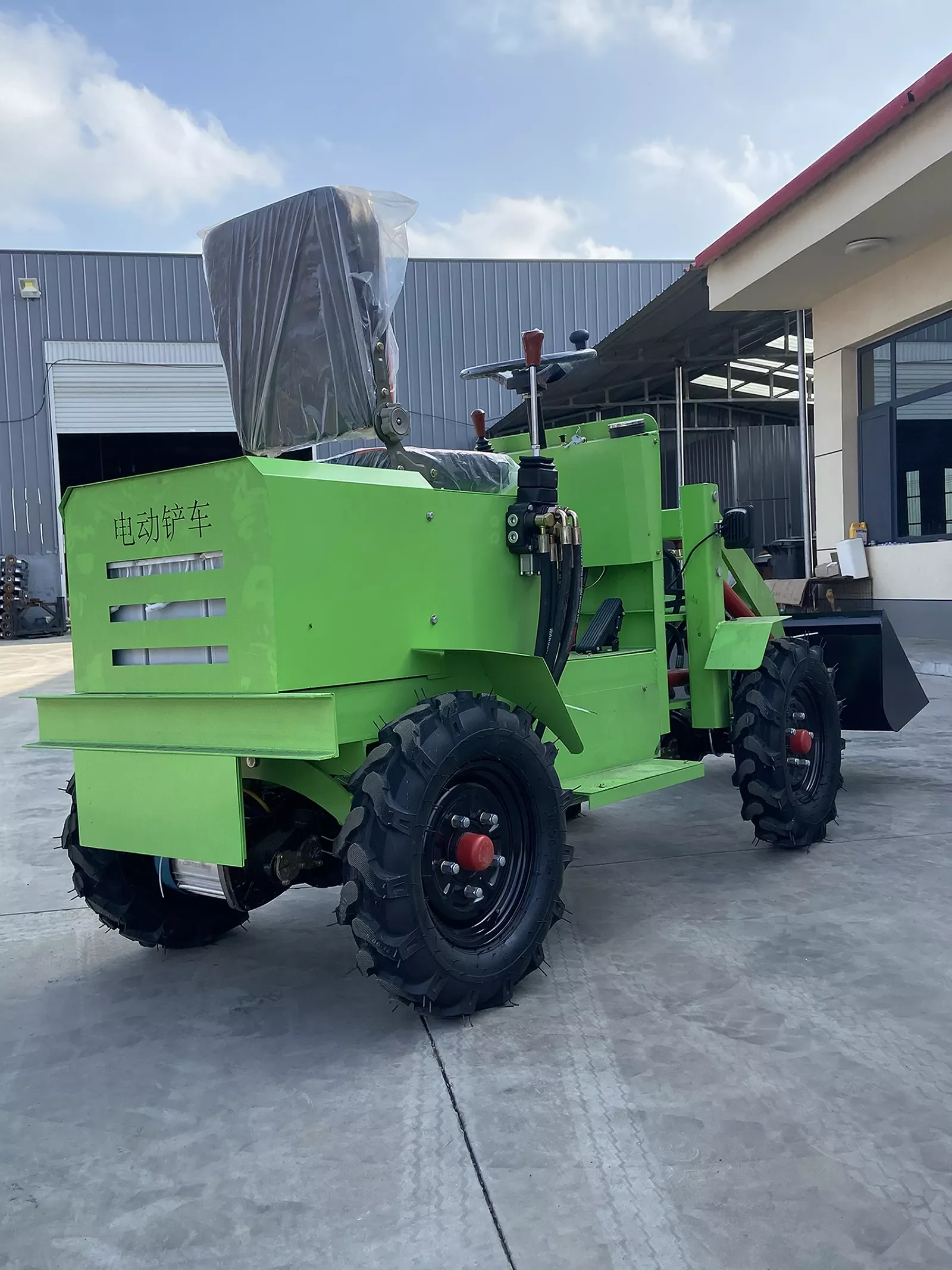 Маленький мини-погрузчик на 500 кг Электрический мини-колесный экскаватор-погрузчик с запчастями заводская цена